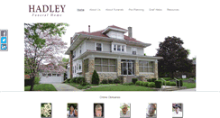 Desktop Screenshot of hadleyfuneralhome.com