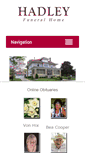 Mobile Screenshot of hadleyfuneralhome.com